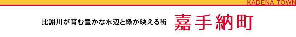 比謝川が育む豊かな水辺と緑が映える街 嘉手納町